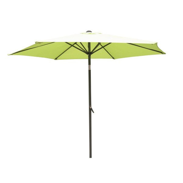 International Caravan YF-1104-2.5M and LG Outdoor 8 Foot Aluminum Umbrella Light Green YF-1104-2.5M/LG - main